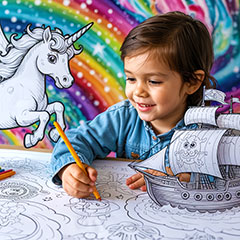 Kinderlied - Ich liebe Ausmalbilder