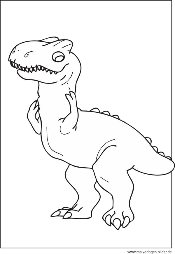 Tyrannosaurus Rex Ausmalbild