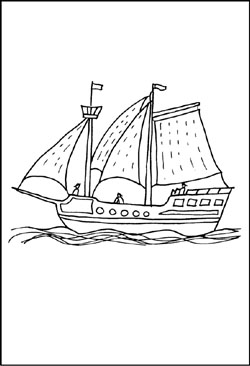 Malvorlagen Piratenschiff Malen