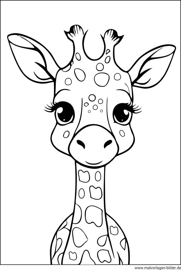 giraffen-baby-ausmalbild