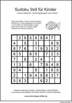 Sudoku Leicht Zum Ausdrucken Kostenlos